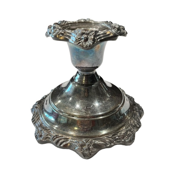 Vintage Sheridan E.P.S Silver Plated Candle Candlestick Holder 4” - Picture 4 of 10